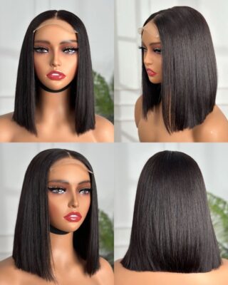 5X5 Glueless Double Drawn Bob